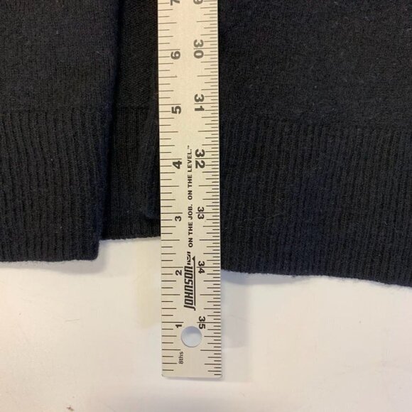 Halogen Women's Rib Knit Wool & Cashmere Long Open Front Cardigan Sweater SZ M - Picture 11 of 11